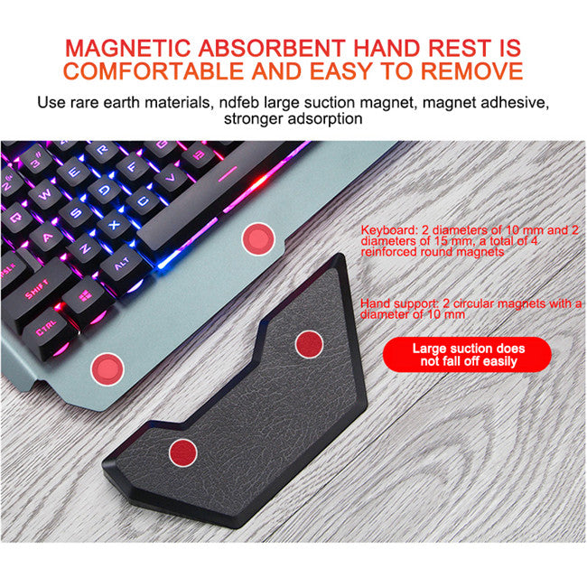 Ergonomic RGB Mechanical Gaming Keyboard