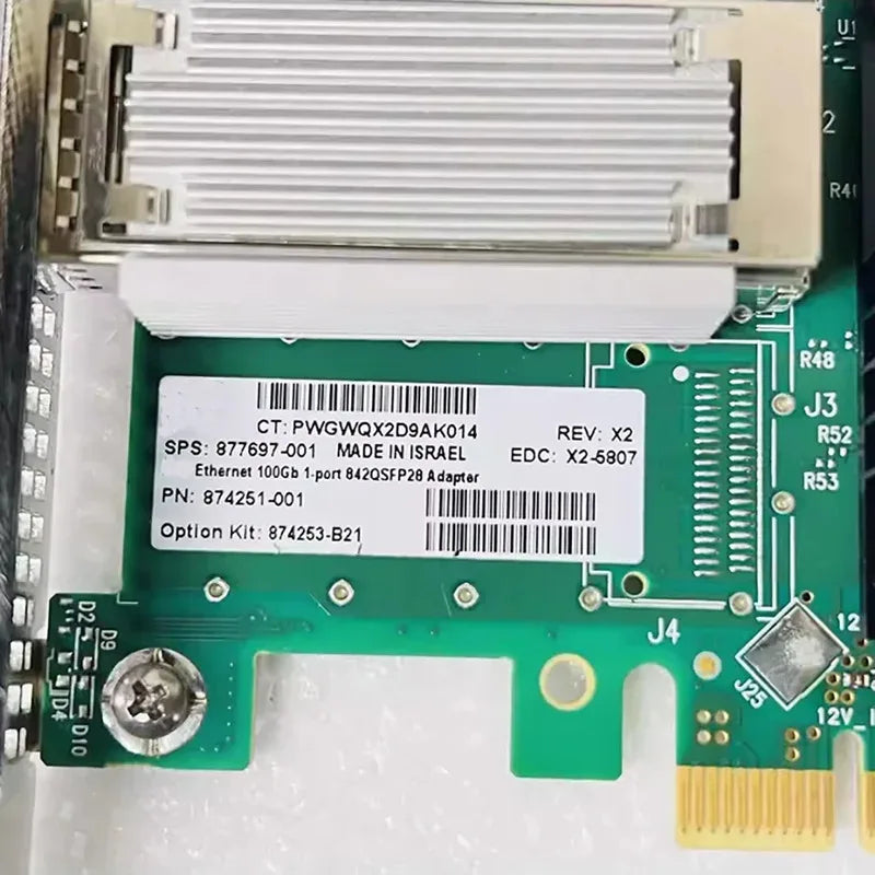 HPE 100Gb QSFP28 Ethernet Network Adapter Card