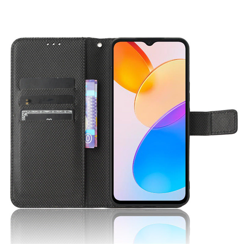 Honor X5 4G Diamond Texture Phone Case with Wrist Strap