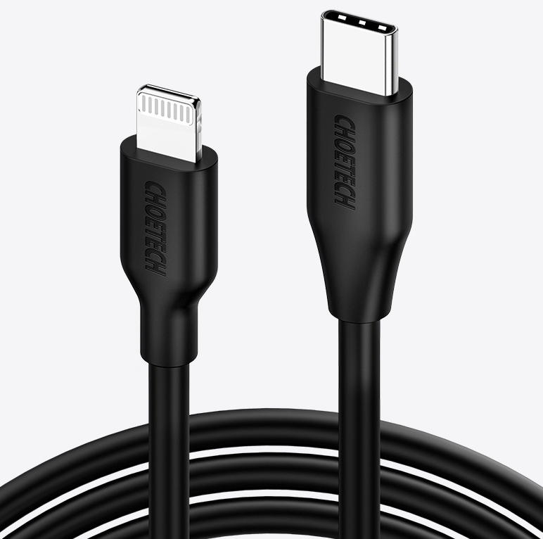 CHOETECH 2m MFi Certified USB-C to Lightning Cable