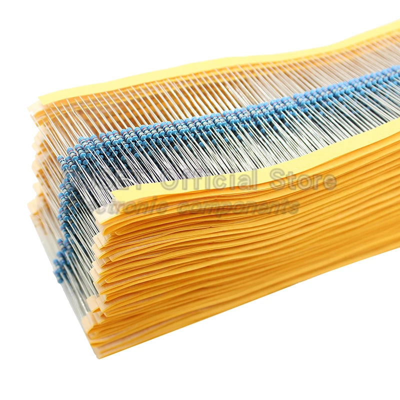 1% Precision Metal Film Resistor Set 100pcs (1/4W)