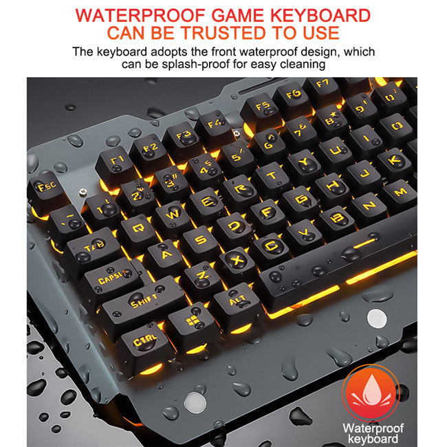 Ergonomic RGB Mechanical Gaming Keyboard