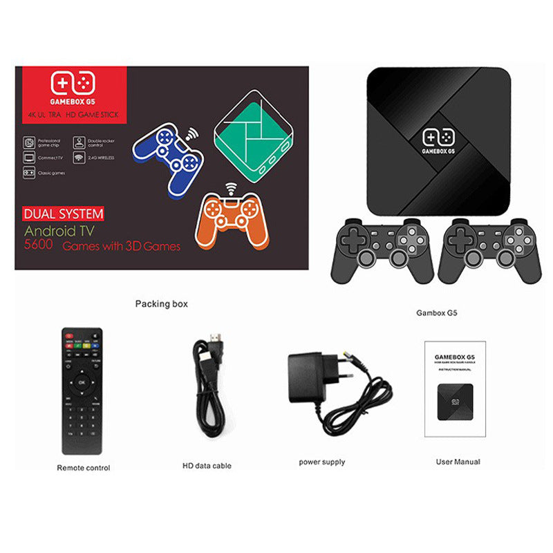 G5 Dual-System Retro Game Console with Wireless Controller