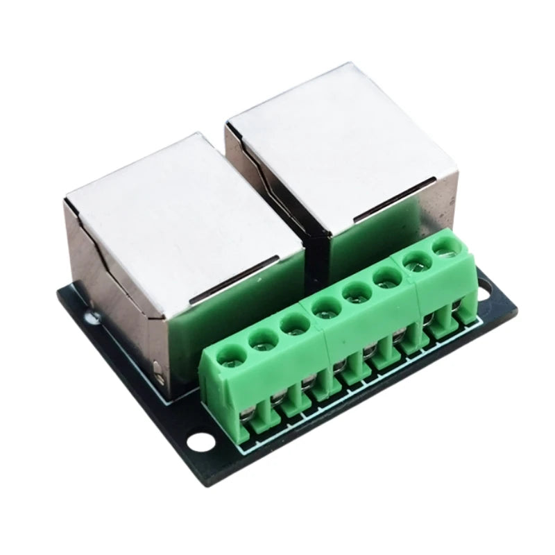 RJ45 Female-to-Terminal Network Adapter Board