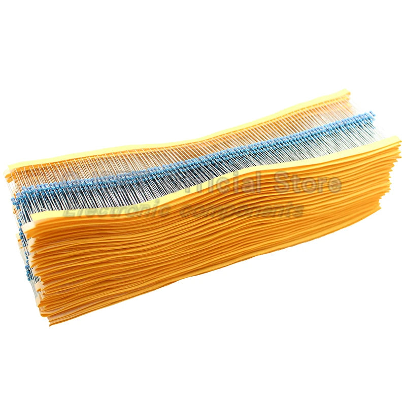 1% Precision Metal Film Resistor Set 100pcs (1/4W)