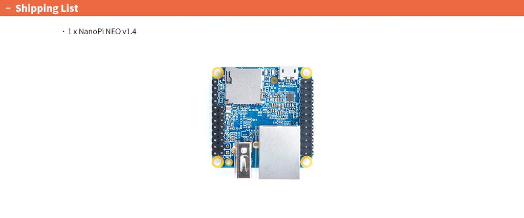 NanoPi Neo LTS Single-Board Computer with CNC Metal Case