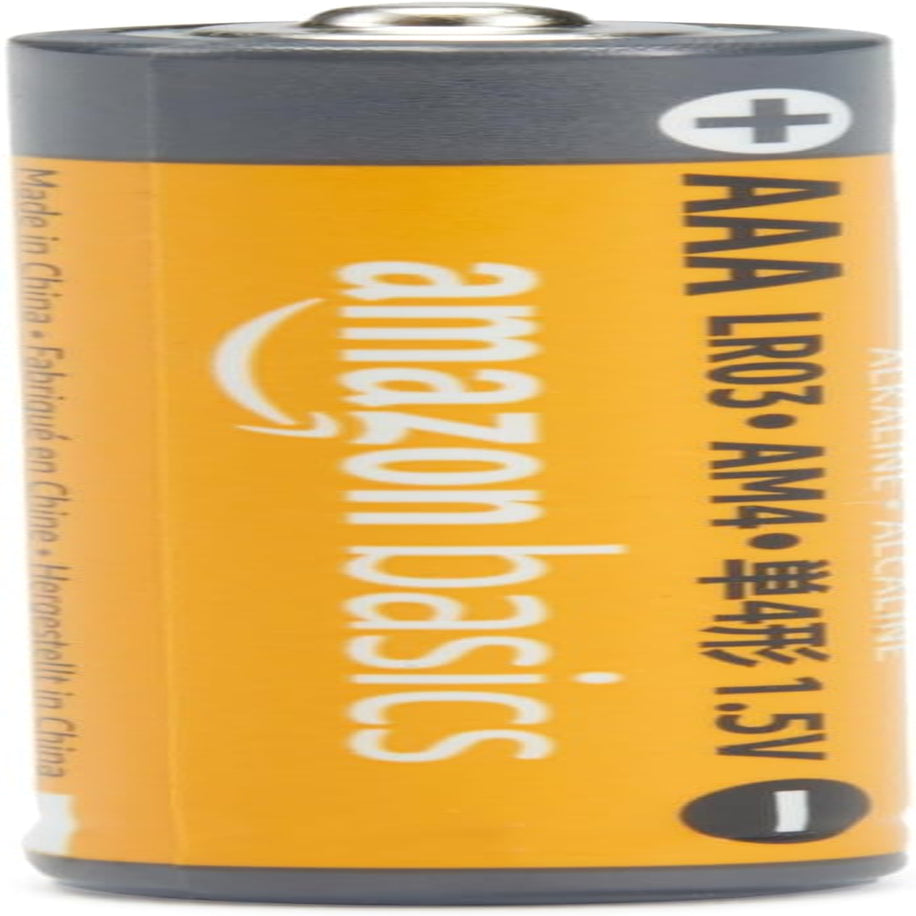 AAA Long-Lasting Alkaline Batteries, 36-Count, 1.5 Volt, Reliable Performance, 10-Year Shelf Life, Emergency Storage