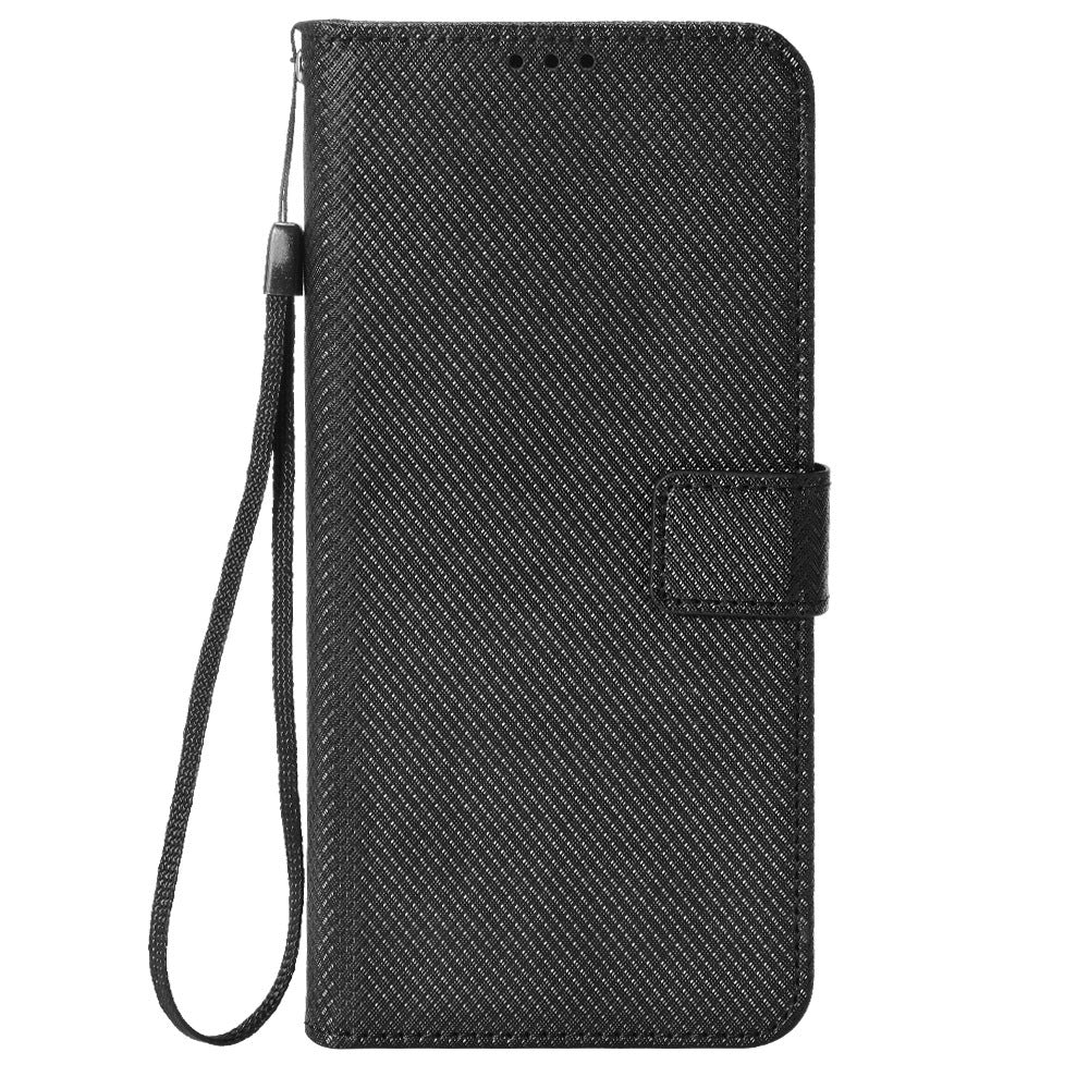 Honor X5 4G Diamond Texture Phone Case with Wrist Strap