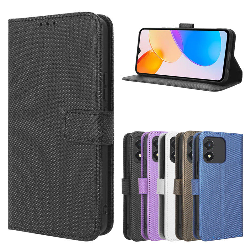 Honor X5 4G Diamond Texture Phone Case with Wrist Strap