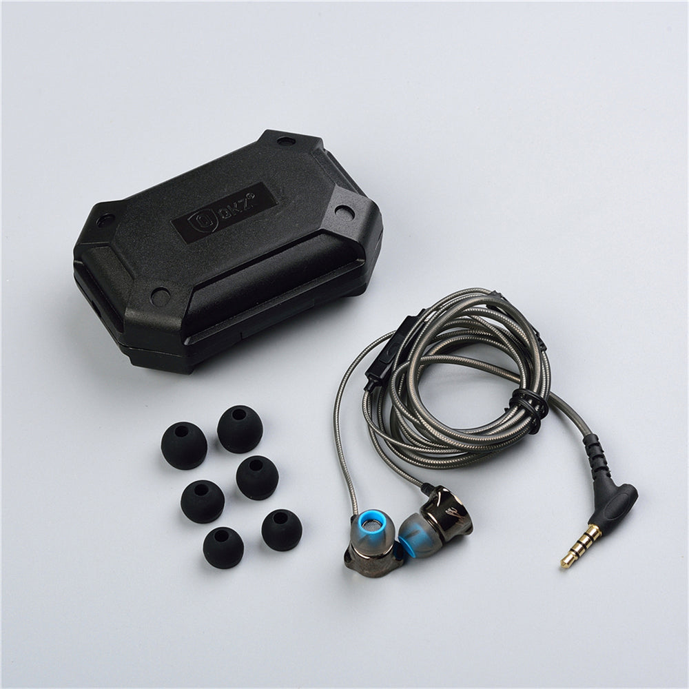 Heavy Bass Metal In-Ear Earphones with Built-In Microphone