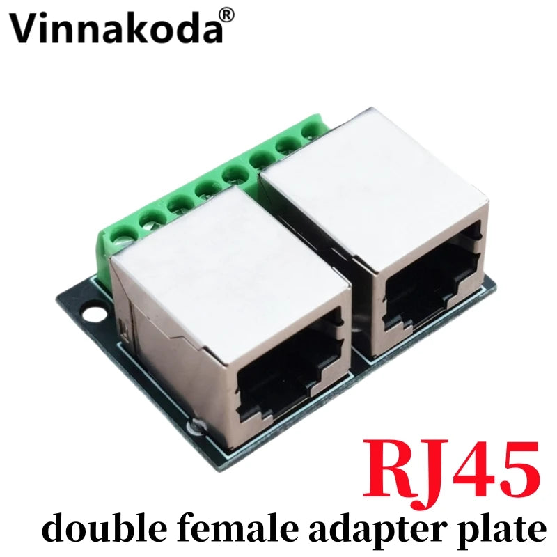 RJ45 Female-to-Terminal Network Adapter Board
