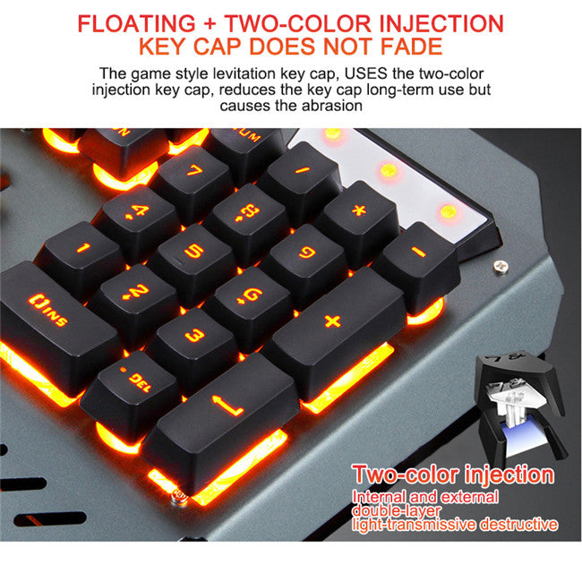 Ergonomic RGB Mechanical Gaming Keyboard