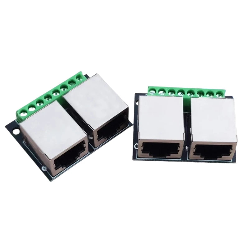 RJ45 Female-to-Terminal Network Adapter Board