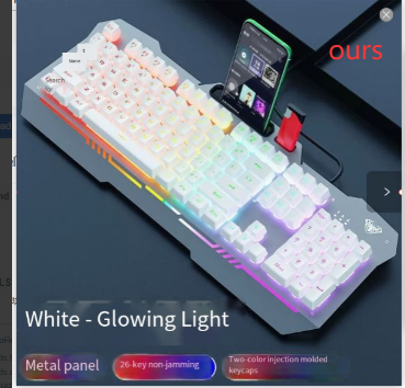 Ergonomic RGB Mechanical Gaming Keyboard