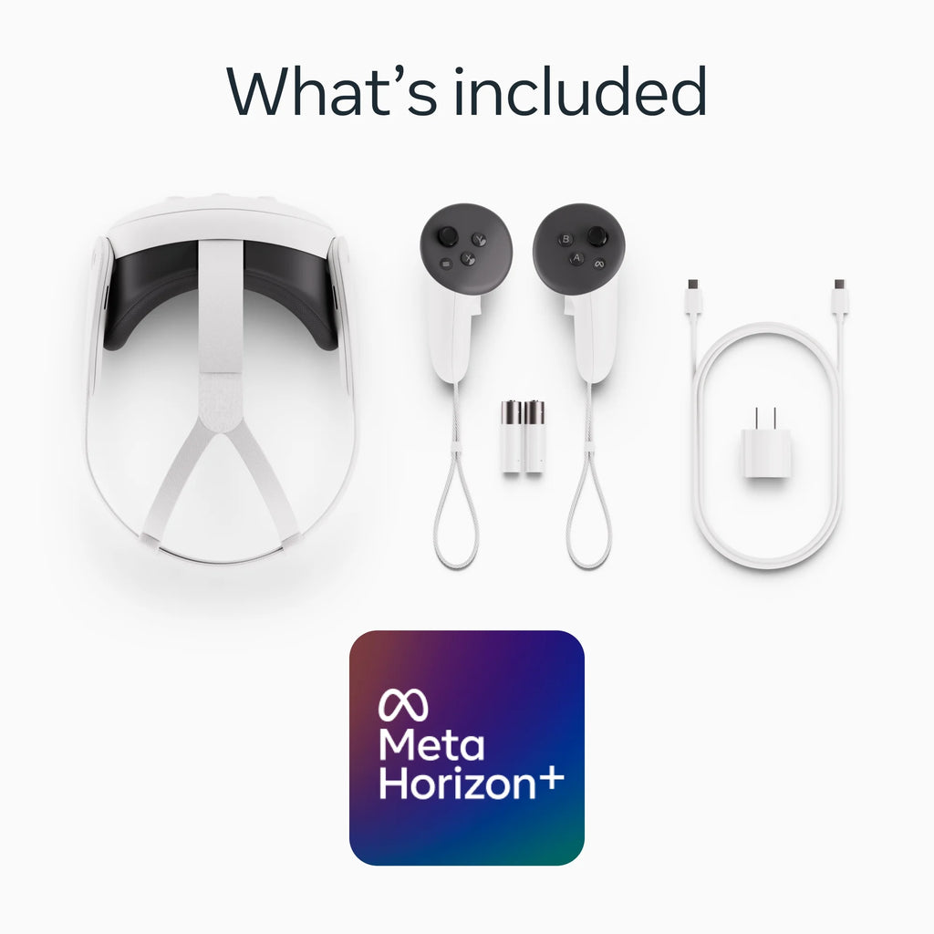 Quest 3 512GB | VR Headset — Thirty Percent Sharper Resolution — 2X Graphical Processing Power — Virtual Reality without Wires — Access to 40+ Games with a 3-Month Trial of  Horizon+