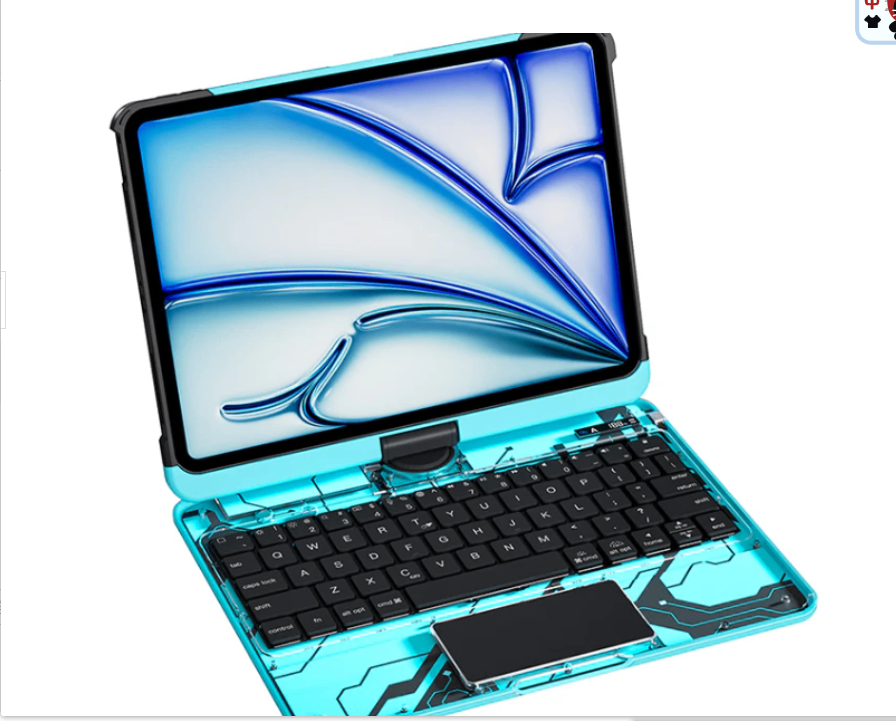 Ifacemall 2024 iPad Magic Control Keyboard