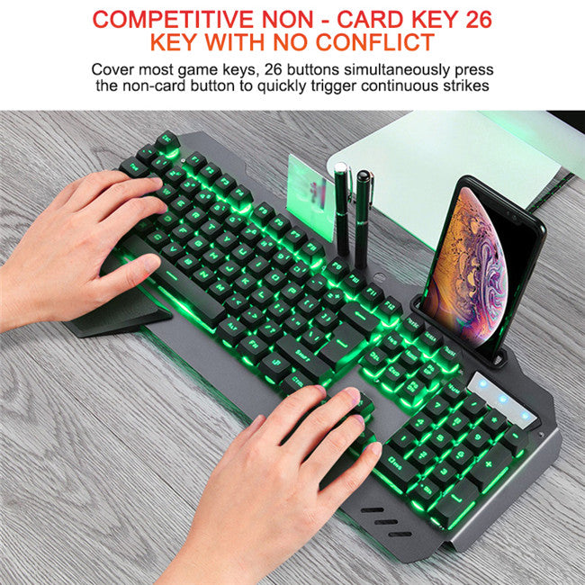 Ergonomic RGB Mechanical Gaming Keyboard