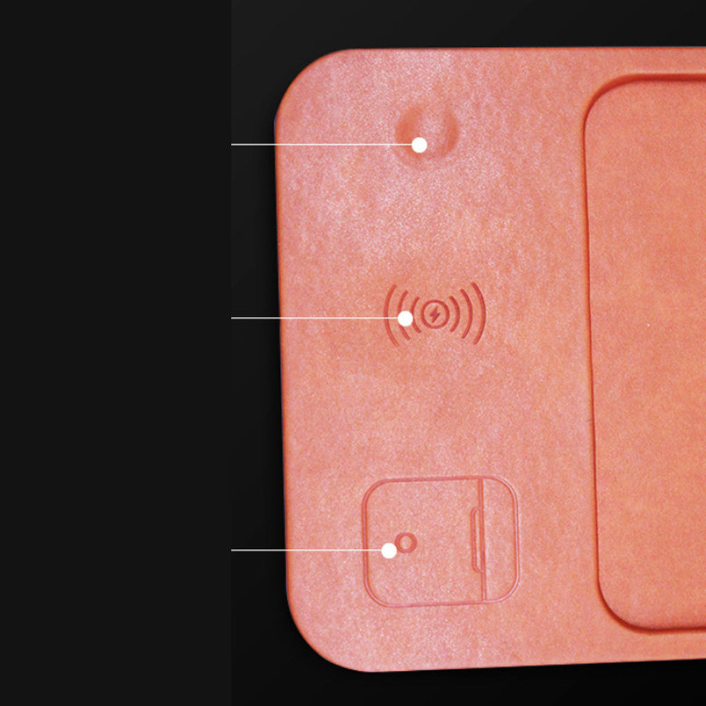 3-in-1 Smart Wireless Charging Tray with Catch-All Pod